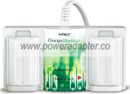 NYKO CHARGE STATION 360 FOR NYKO XBOX 360 RECHARGEABLE BATTERIES - Click Image to Close